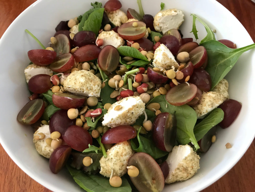 Mixed Greens and Pepitas Salad - The Creative Eats